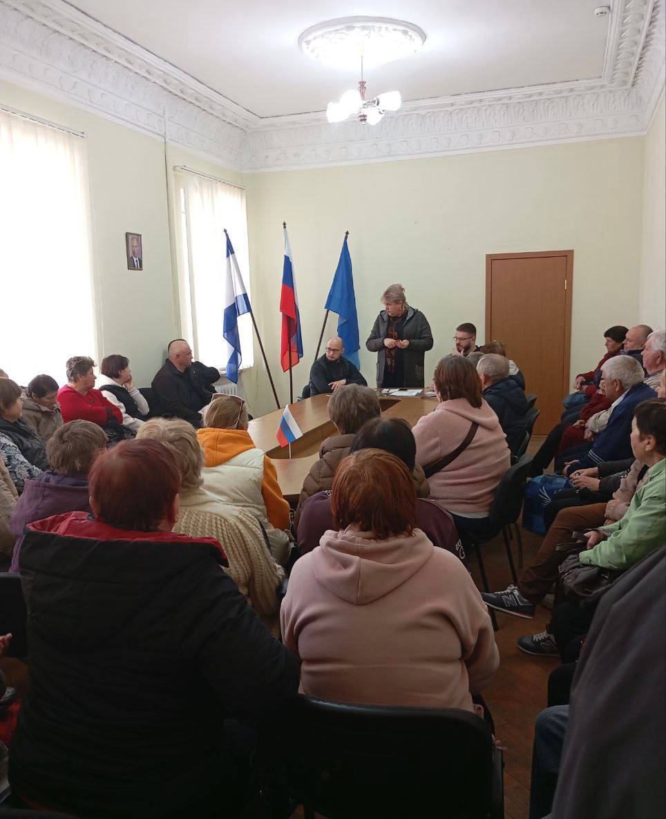 На площадке Администрации Великолепетихского муниципального округа состоялась встреча с пайщиками.